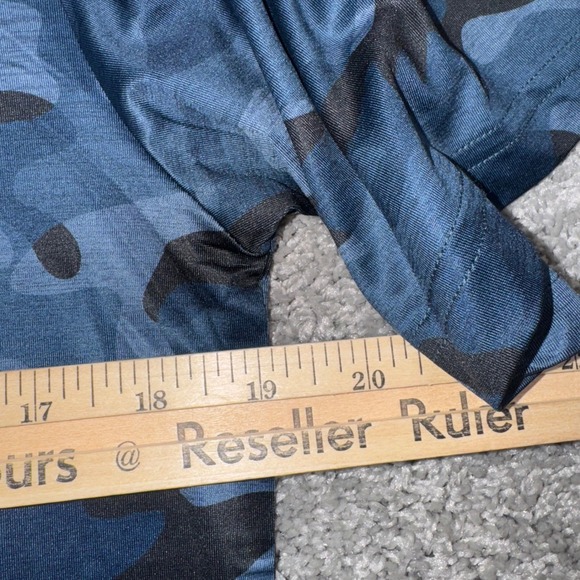 Callaway Mens Small Performance Wicking Blue Camo Golf Polo Shirt Opti Dri NEW - Picture 7 of 9